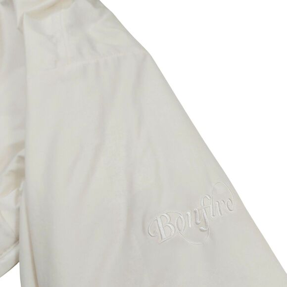 Bonfire Rainier Snow Ski Jacket Womens Large Ivory Soft Shell Insulated Winter - Picture 10 of 14